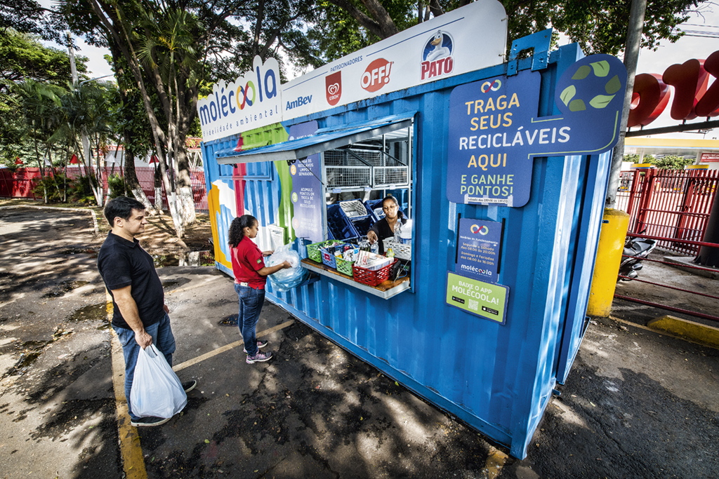 Startup de reciclagem recuperou 160 toneladas de lixo em troca de pontos