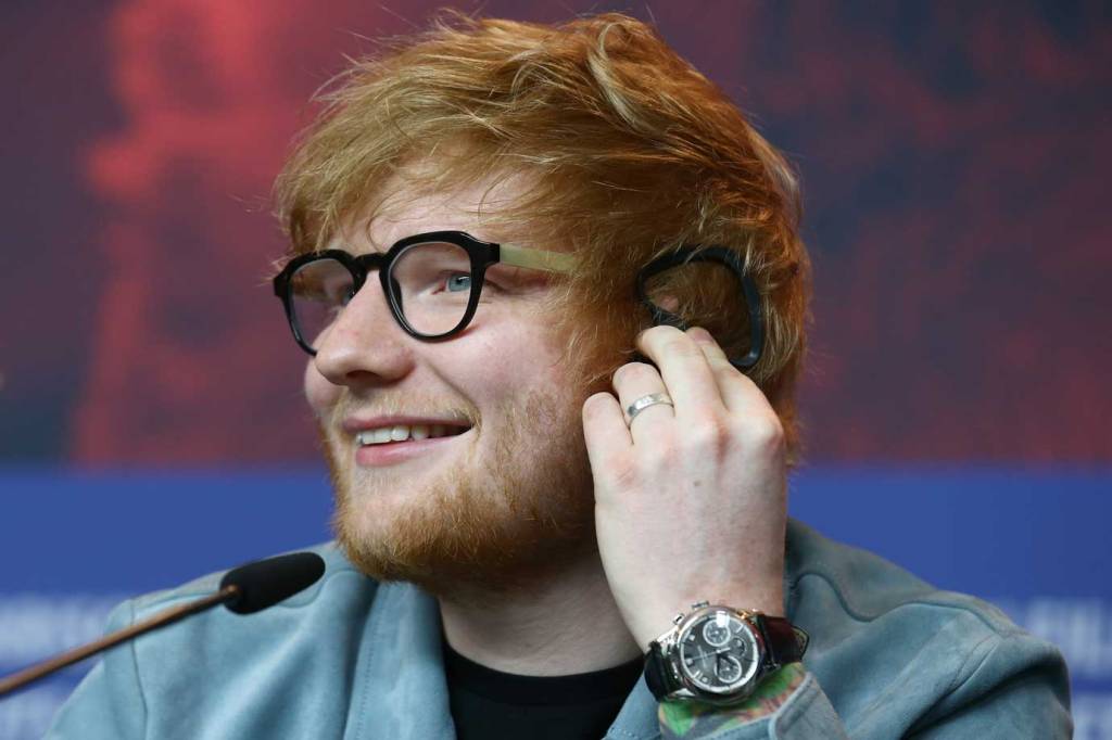 Músico Ed Sheeran, dia 23/02/2018 Músico Ed Sheeran, dia 23/02/2018