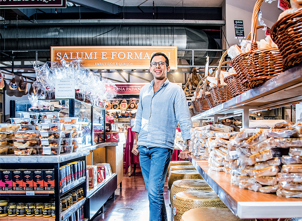 Foto de Luigi Testa, diretor-geral do Eataly em São Paulo.