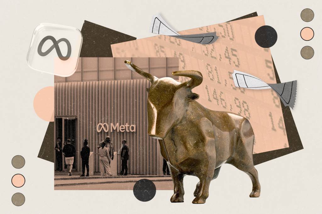 Meta (M1TA34) sobe 23% e faz um esquenta para resultados de Apple, Google e Amazon