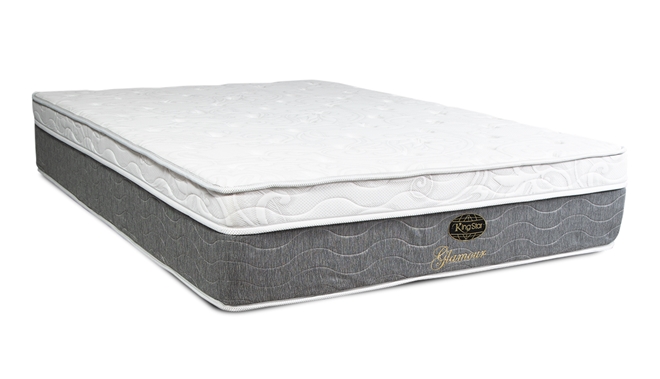 <strong>Glamour King:</strong> com 32 centímetros de altura, molas ensacadas, espuma de alta densidade e conforto intermediário, não transfere movimento (quando um se move, o outro não sente). <strong>Glamour King:</strong> com 32 centímetros de altura, molas ensacadas, espuma de alta densidade e conforto intermediário, não transfere movimento (quando um se move, o outro não sente).